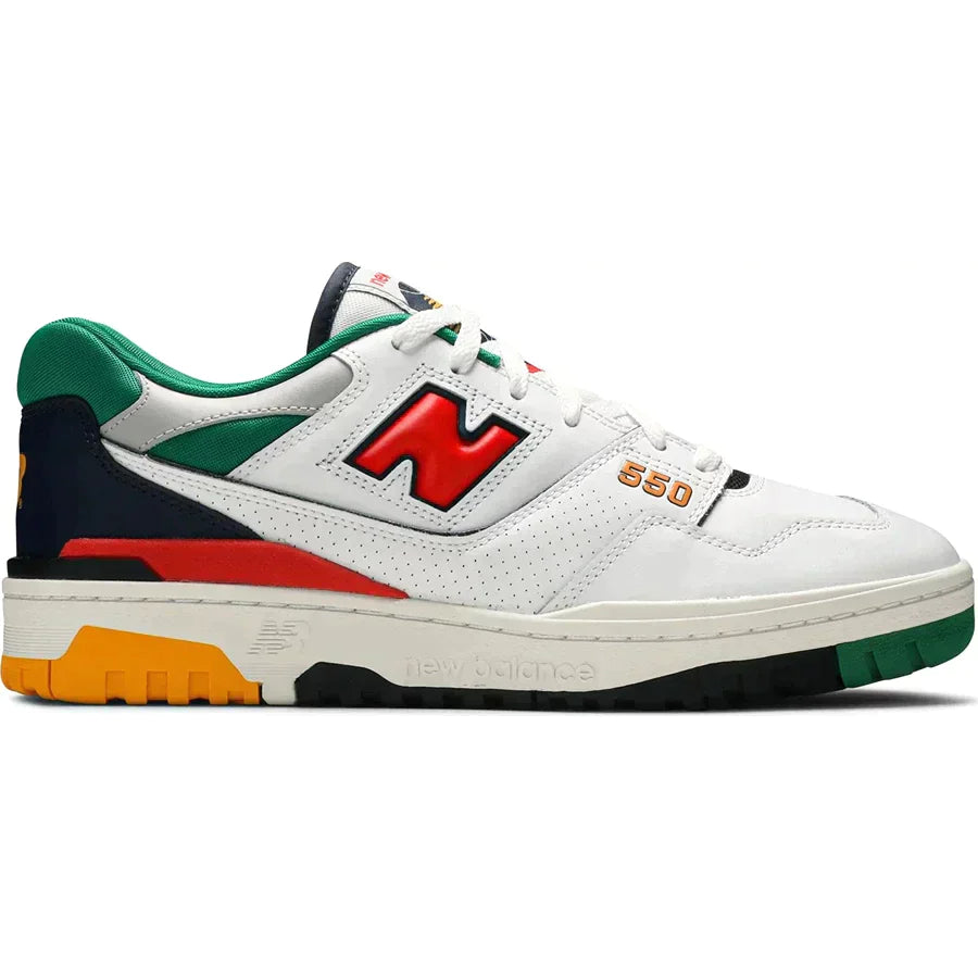 New Balance 550 - Oak Leaf Green Red