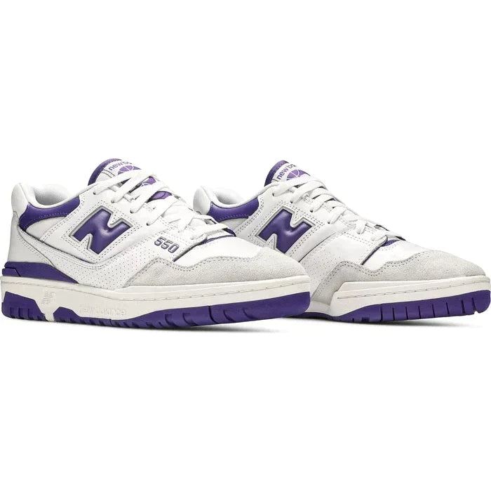 New Balance 550 - White & Purple